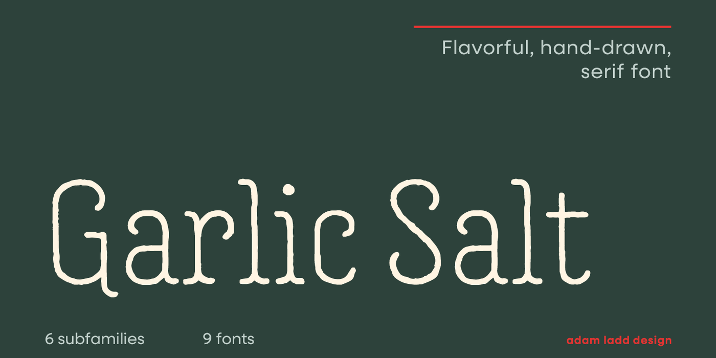 Download Garlic Salt Family Font Free - Whimsical & Fun