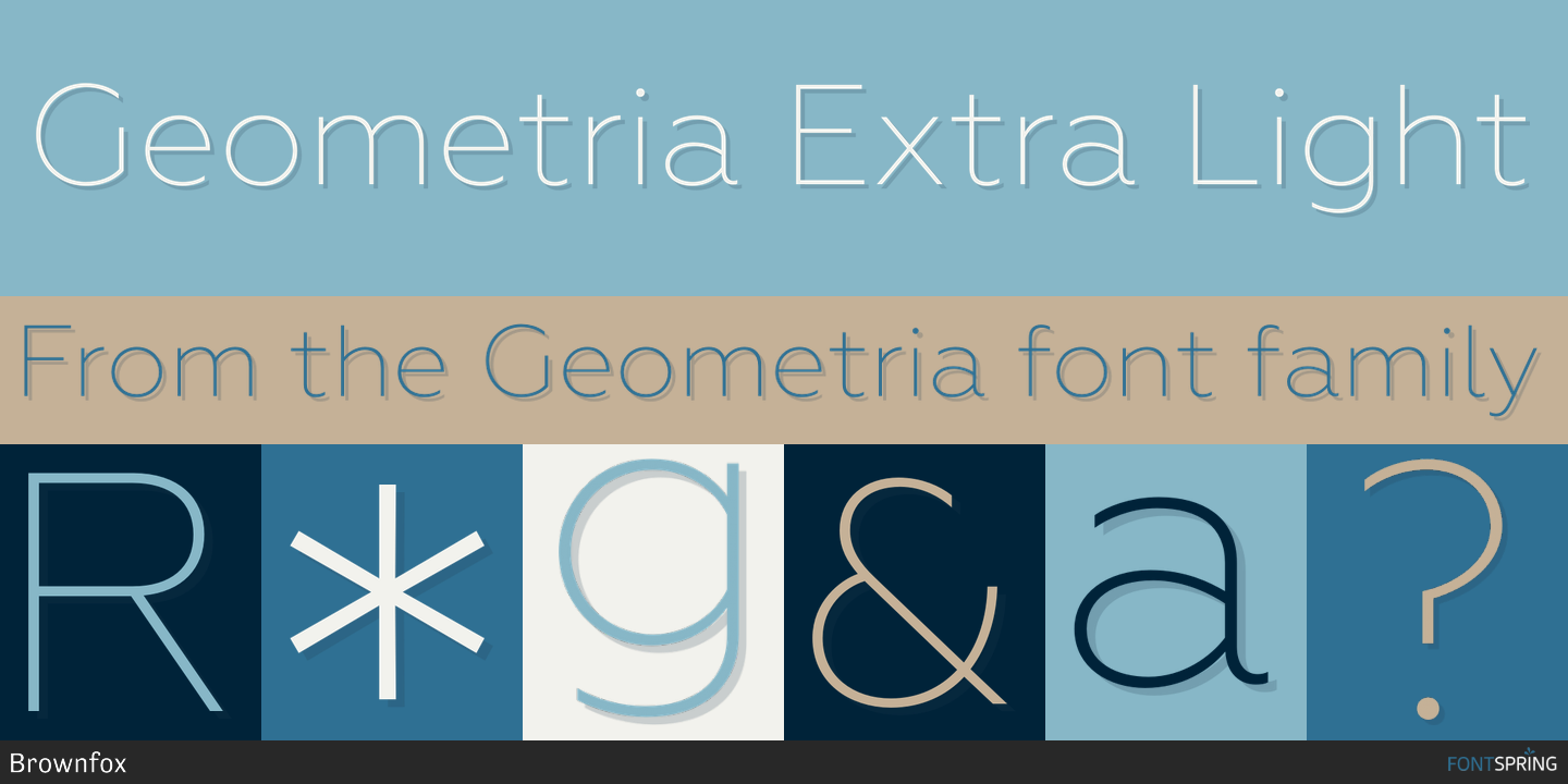 Download Geometria Font Free - Sleek Modern Geometric Style