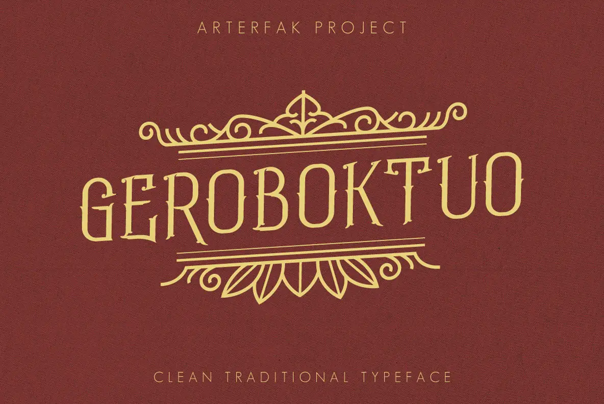 Download Geroboktuo Font Free - Stylish & Unique Design