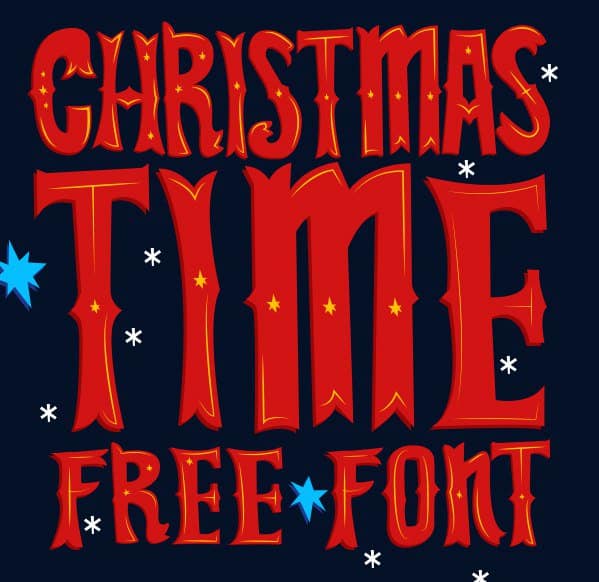 Download Christmas Time Display Font - Festive Cheer Awaits!