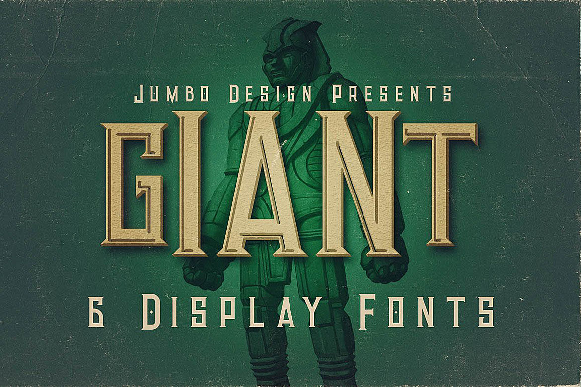 Download Giant Vintage Style Font for Free - Retro Charm Awaits!