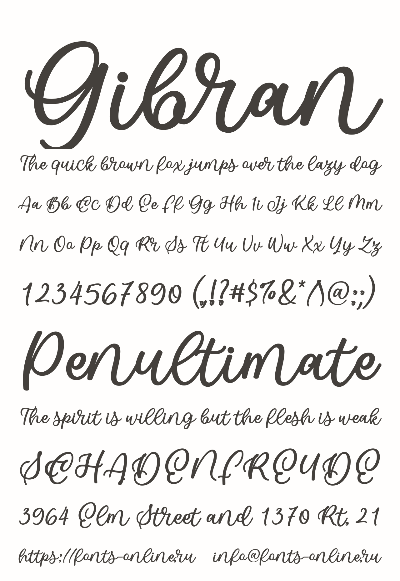 Download Gibran Font Free - Modern & Artistic Typeface