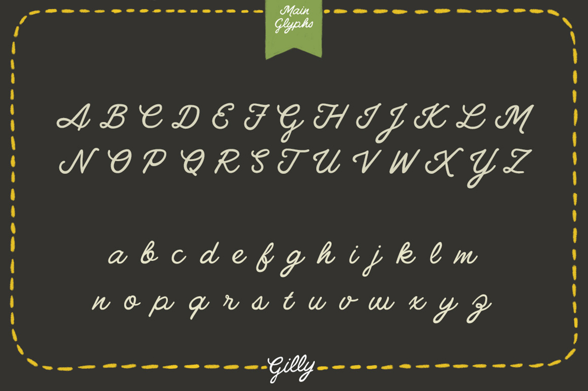 Скачайте шрифт Gilly Script PRO - стильный и современный скрипт