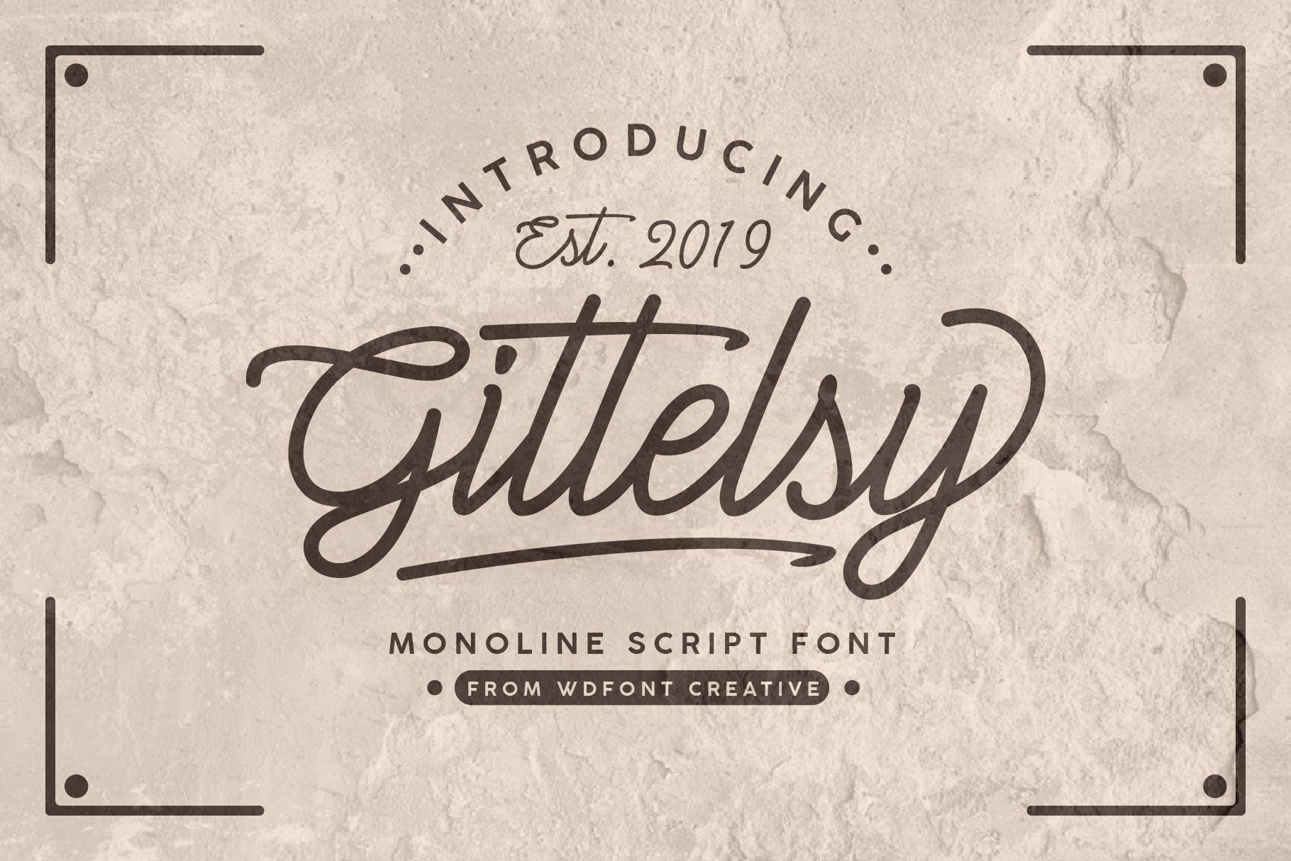 Download Gittelsy Font Free - Chic and Stylish Design