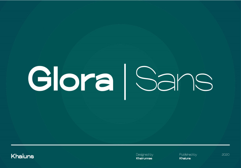 Glora Schriftart kostenlos herunterladen - Elegante und moderne Typografie