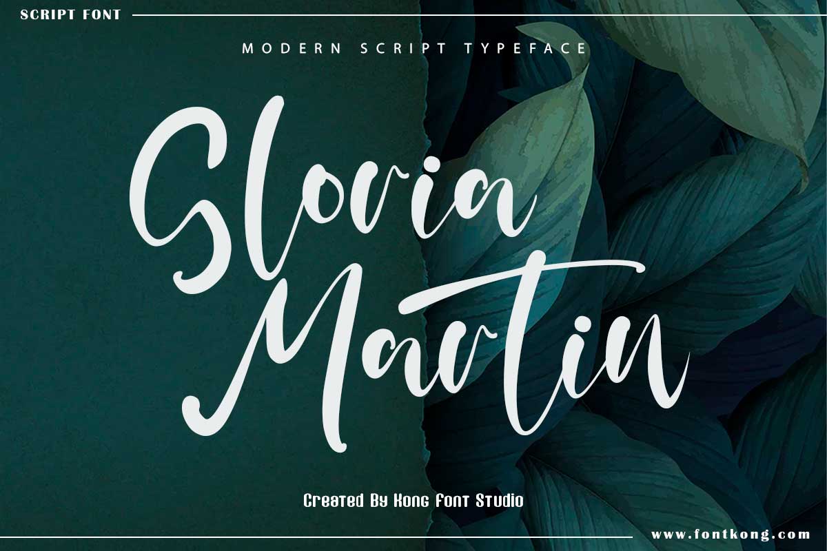 Gloria Martin Font kostenlos herunterladen - Vielseitige Eleganz für Designs