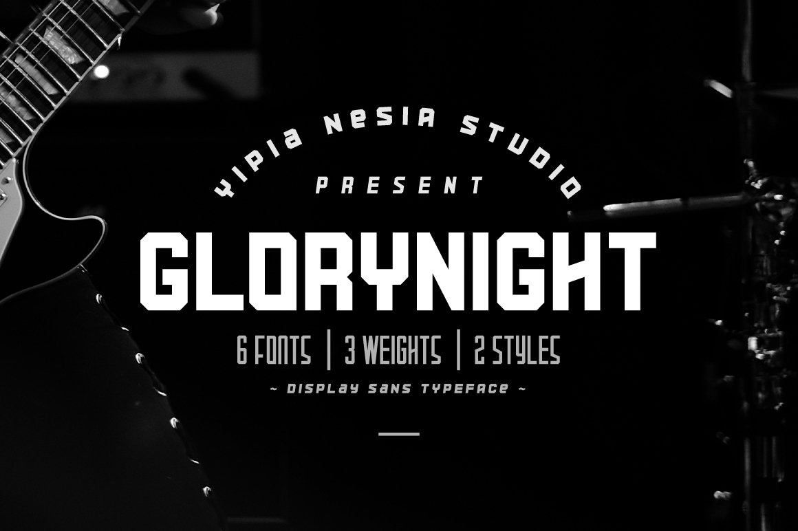 Скачайте шрифт Glorynight - стильный и современный дизайн