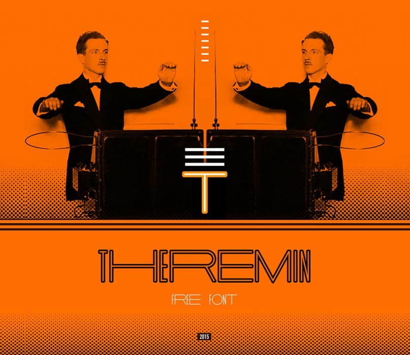 Скачайте шрифт Theremin бесплатно – стильный и современный