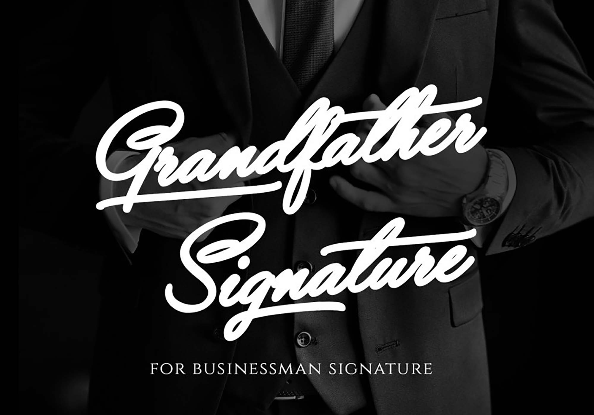 Laden Sie die Grandfather Schriftart kostenlos herunter - Zeitloser Stil für Ihre Designs