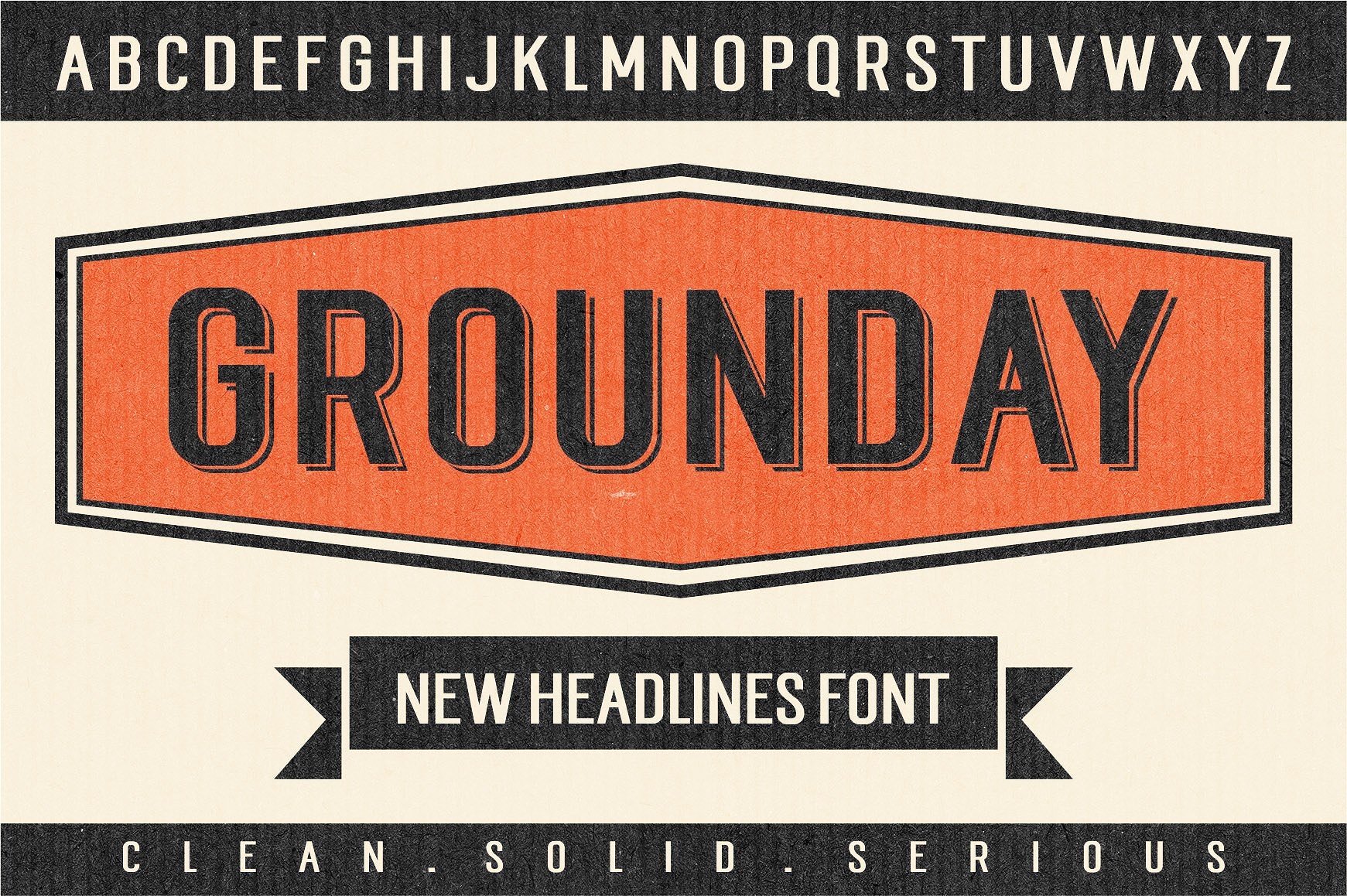 Jetzt kostenlos: Grounday Typeface - Stilvolle und vielseitige Schriftart