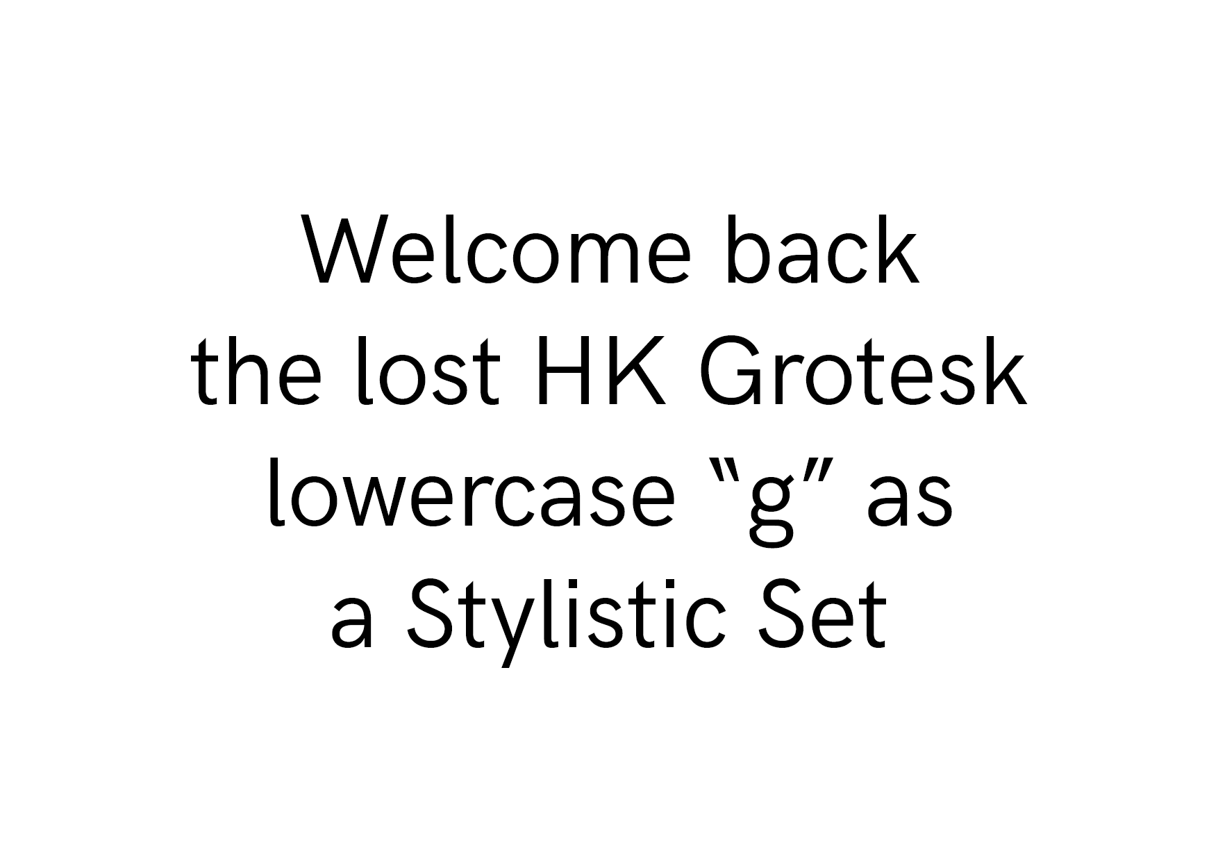 Download HK Grotesk Font Free - Modern Sans Serif Style