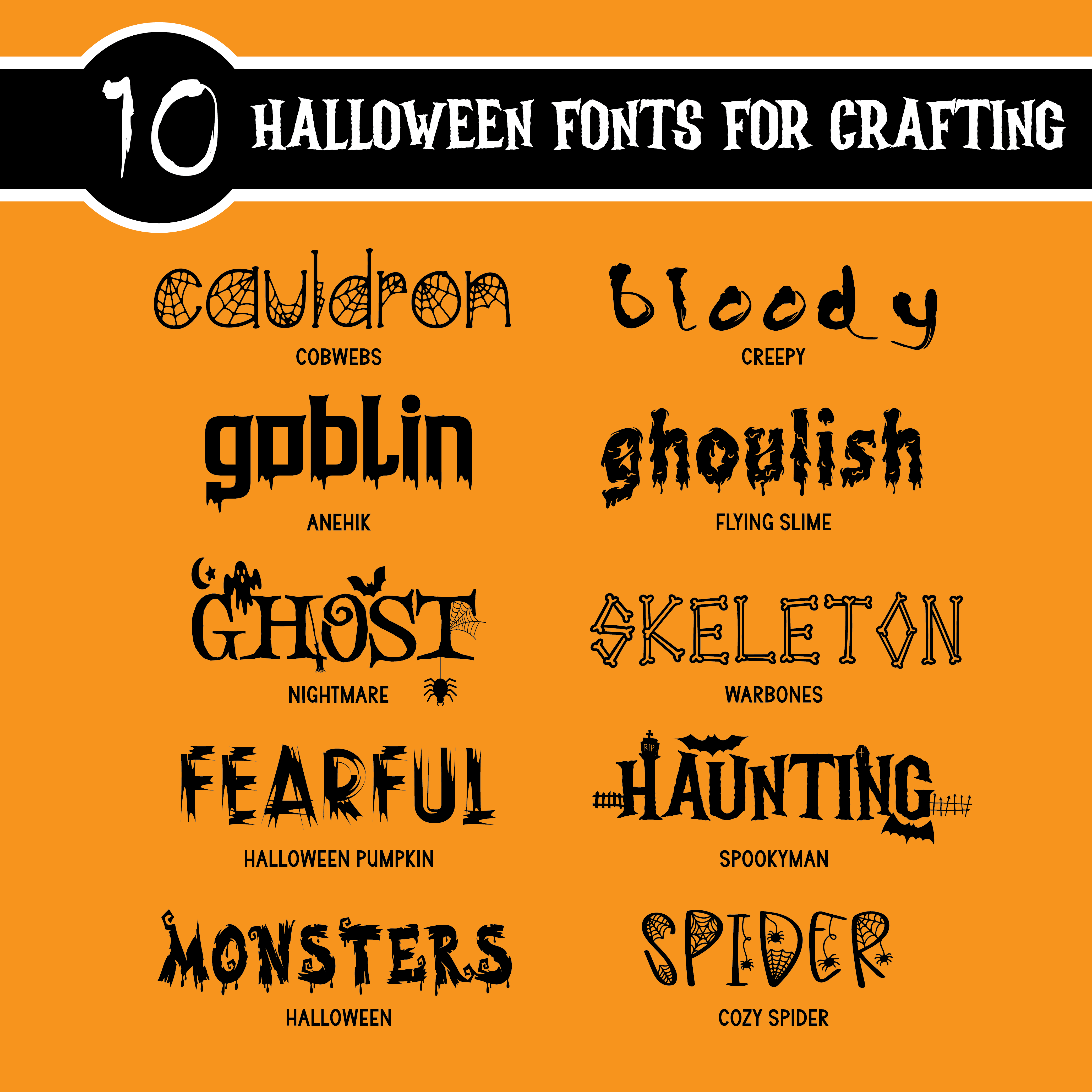 Скачайте бесплатный шрифт Hallowen Typeface - идеальный для Хэллоуина!