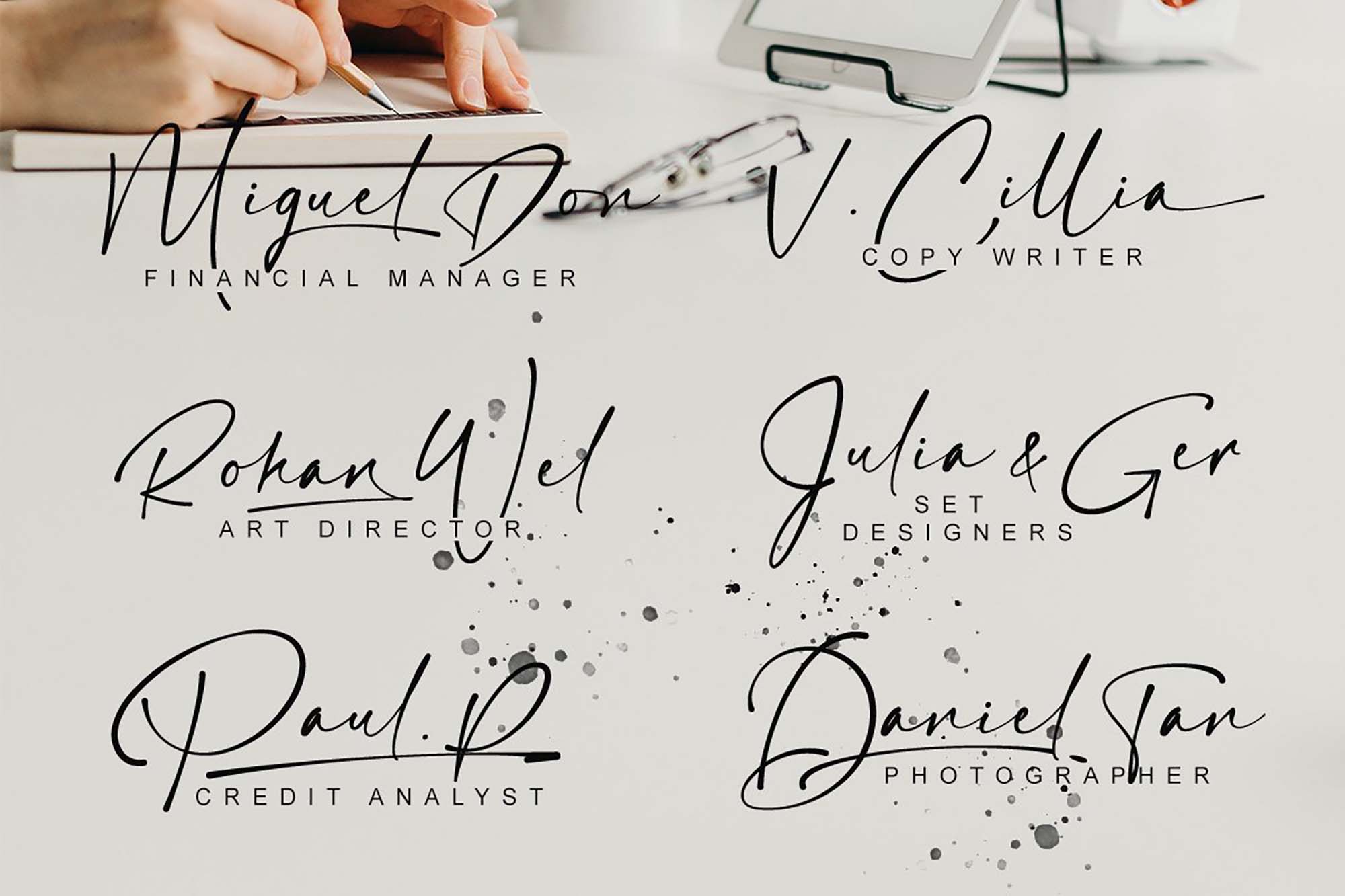 Download Hamiltone Signature Font Free - Elegant Handwritten Style