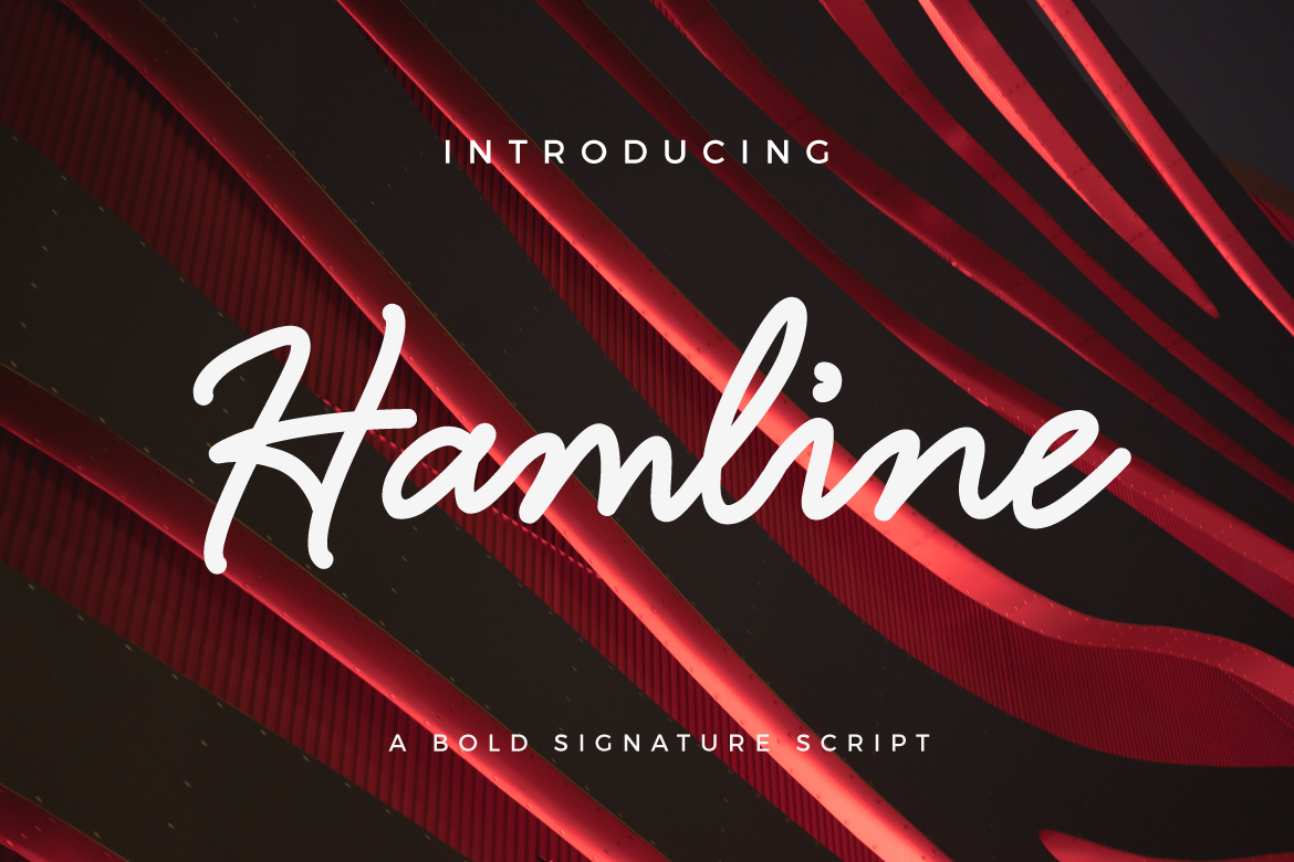 Entdecken Sie die Hamline Schriftart - Kostenlos herunterladen!