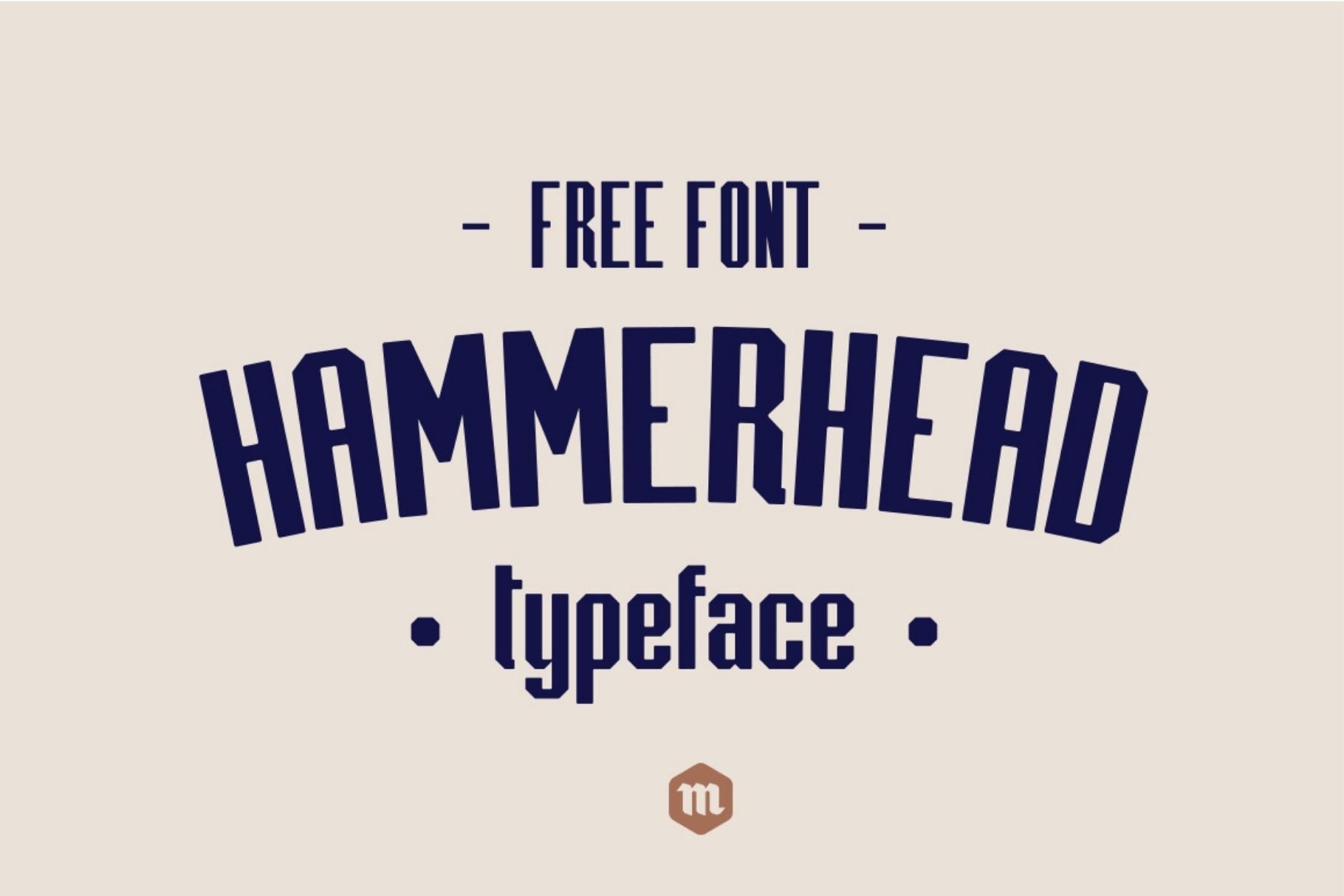 Download Hammerhead Typeface Free - Bold and Modern Design