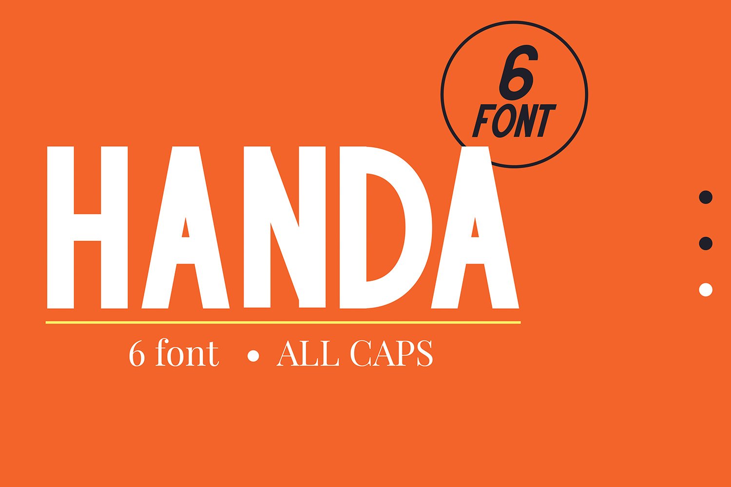 Handa Font Download - Free Stylish and Versatile Typeface