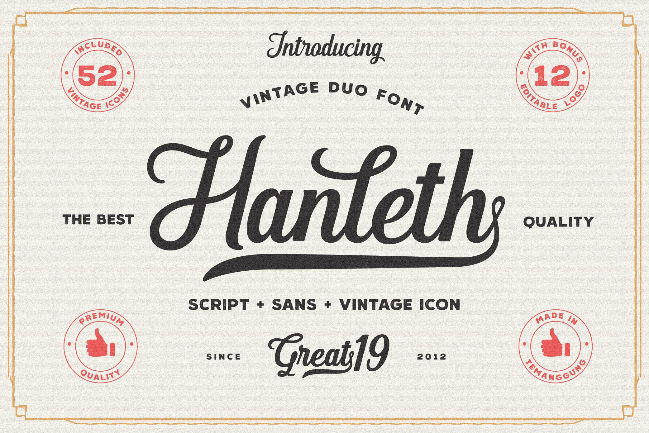 Download Hanleth Font Free - Elegant & Versatile Type!