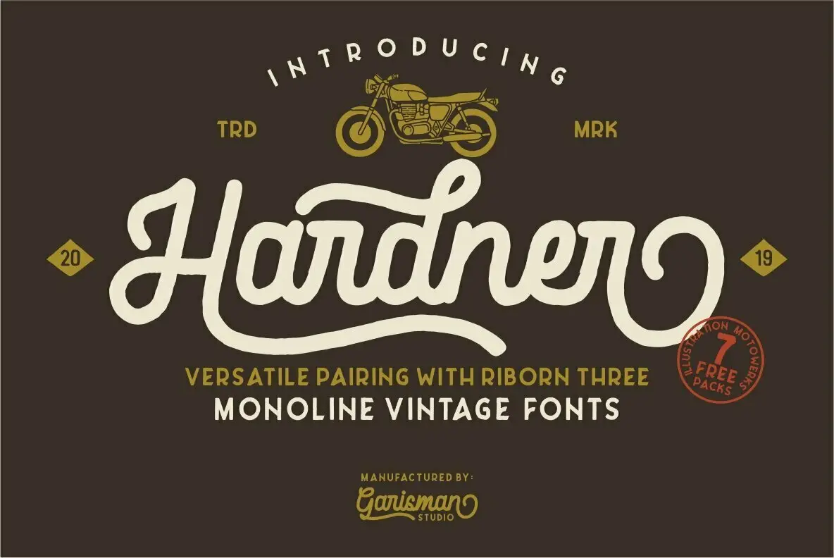 Download Hardner Font Free - Stylish Modern Typography