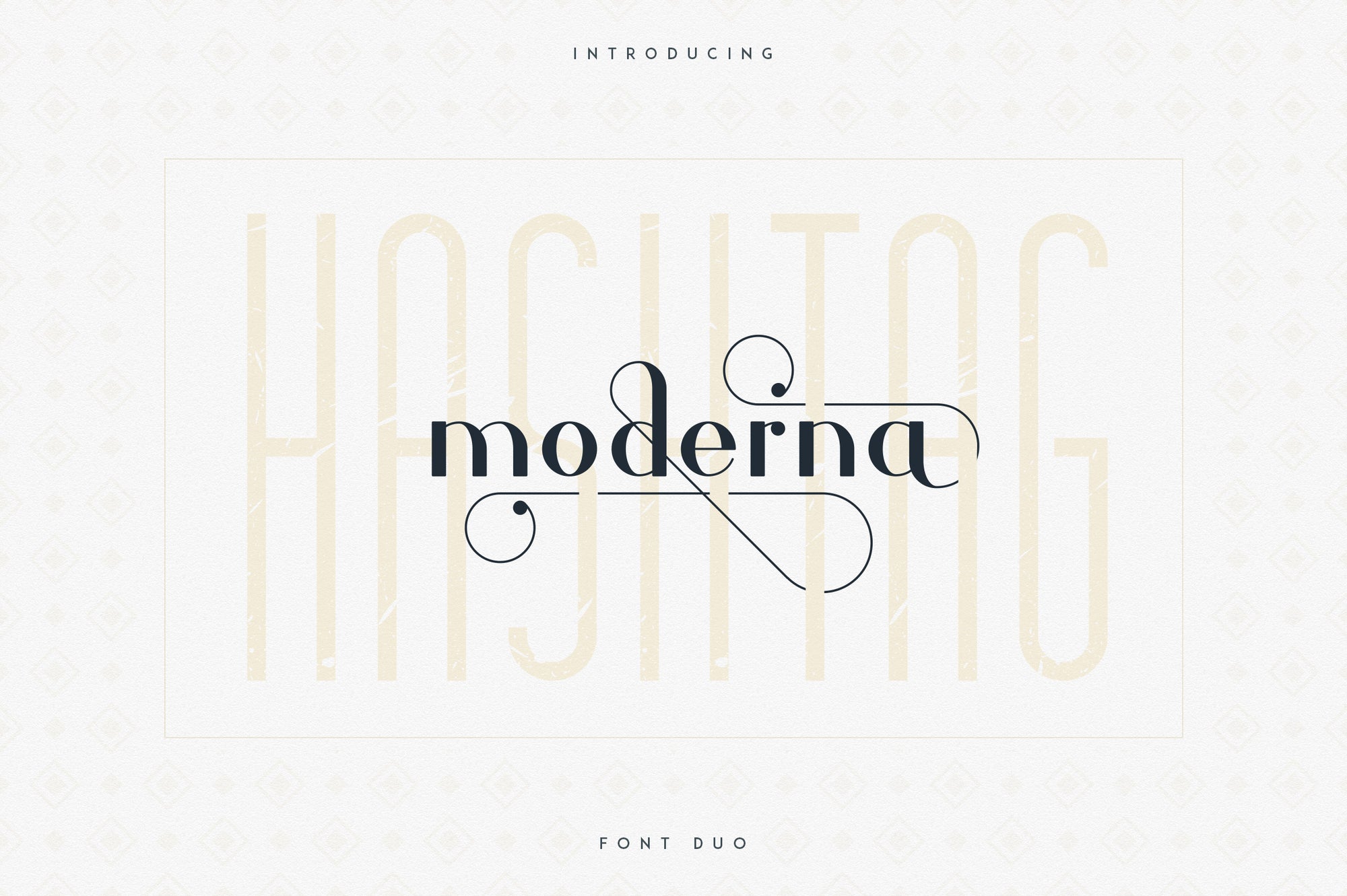 Download Hashtag Moderna Free - Trendy Typeface for Designers