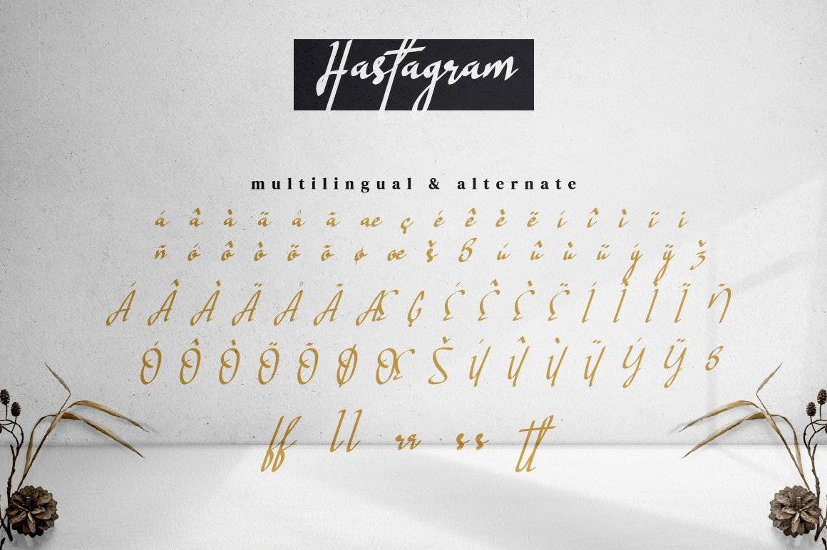 Kostenlose Hastagram Schriftart herunterladen - Modern & Stylisch