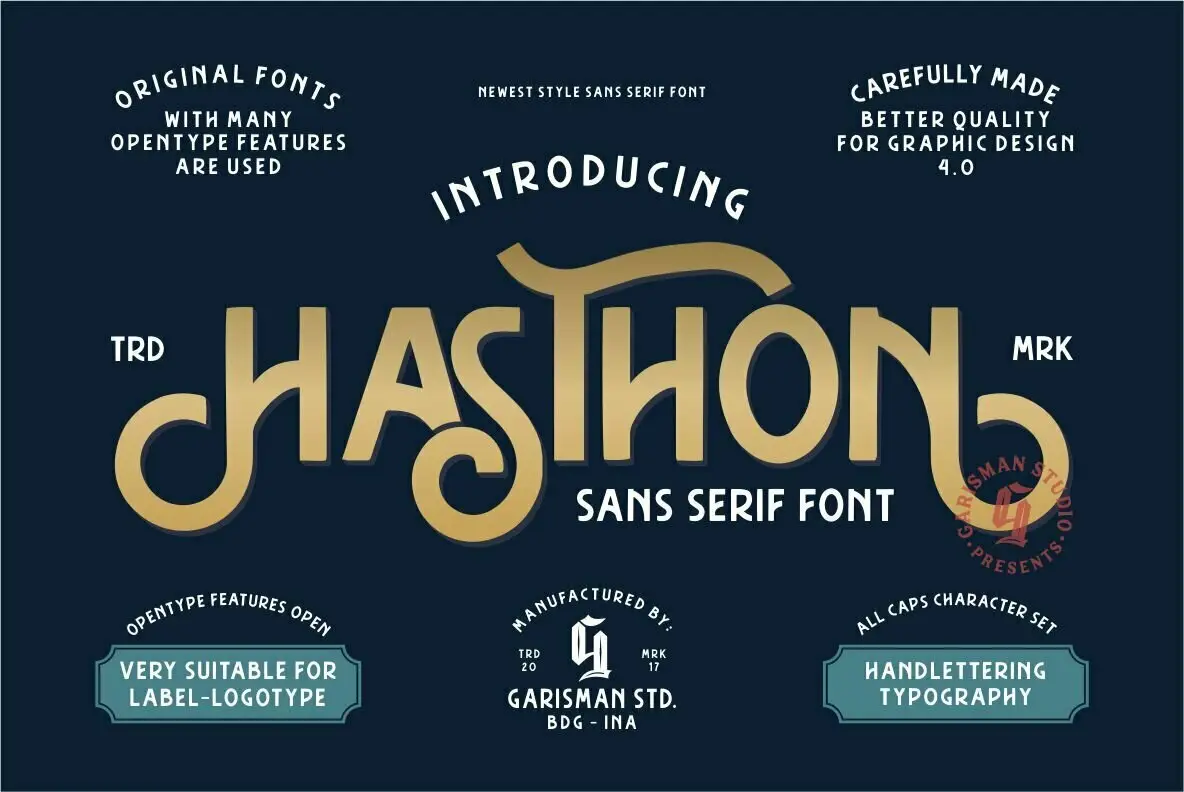 Download Hasthon Font Free - Unique and Versatile Type