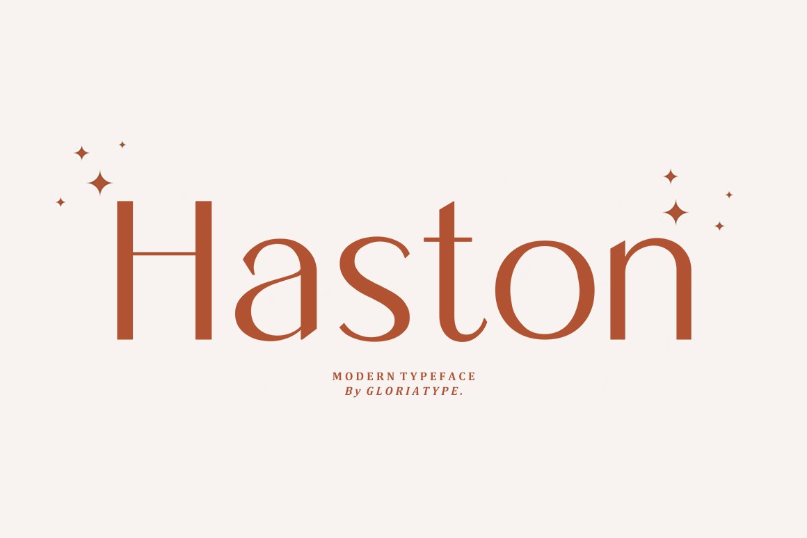 Laden Sie die Haston Schriftart kostenlos herunter - Modern & Elegant