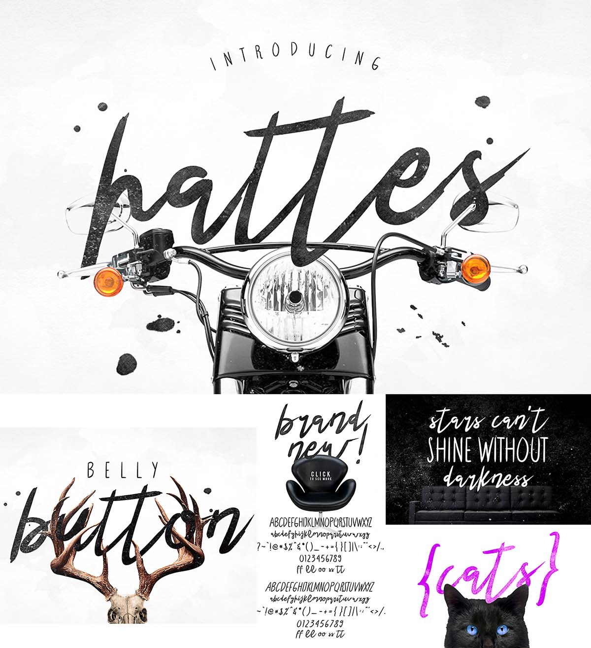 Hattes Typeface: Kreative Schriftart für modernes Design - Jetzt herunterladen!