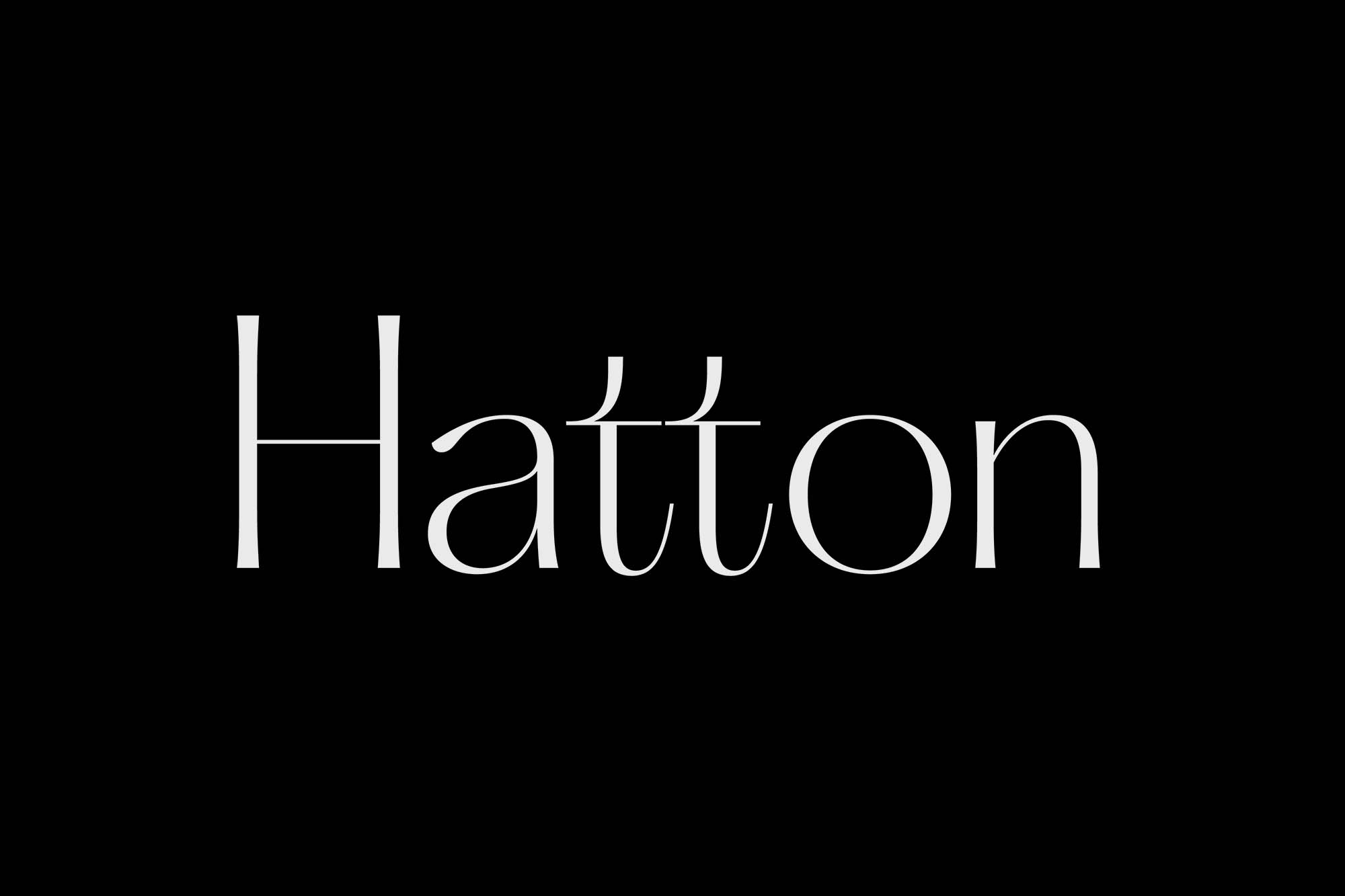 Laden Sie die Hatton Typeface kostenlos herunter - Stilvolle Eleganz für Ihr Design