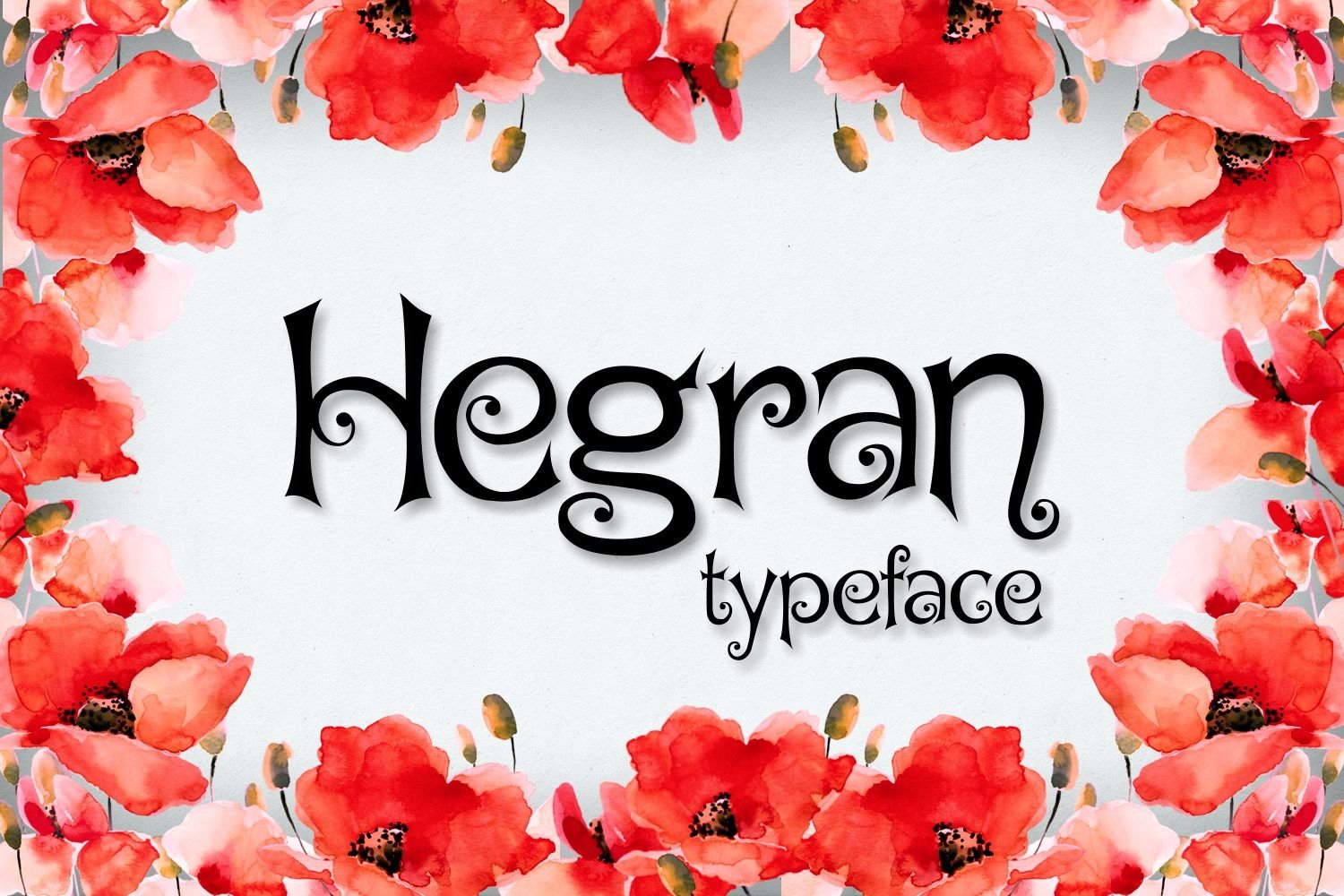 Hegran Schriftart kostenlos herunterladen - Modern und Elegant für jedes Design