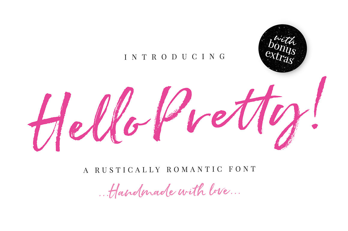 Скачайте бесплатно шрифт Hello Pretty - выразительный и игривый стиль