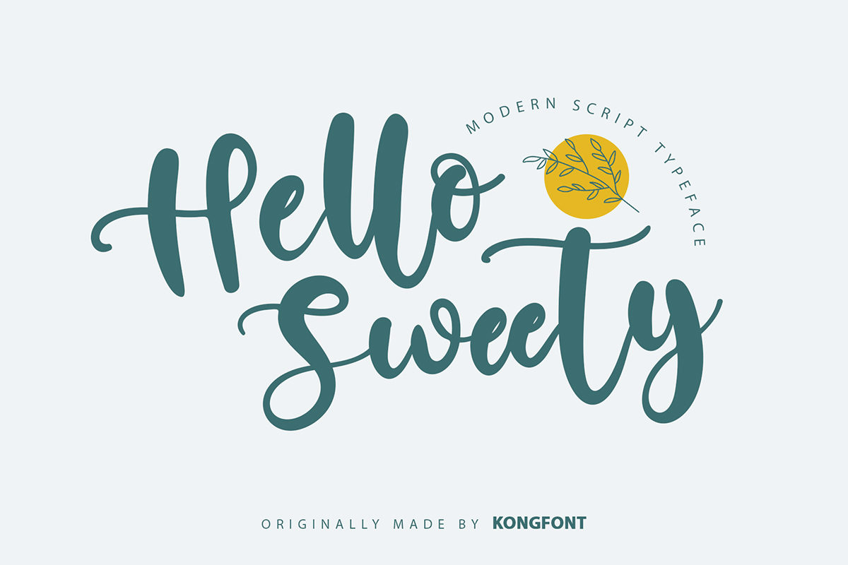 Download Hello Sweety Font Free - Playful & Cheerful Style