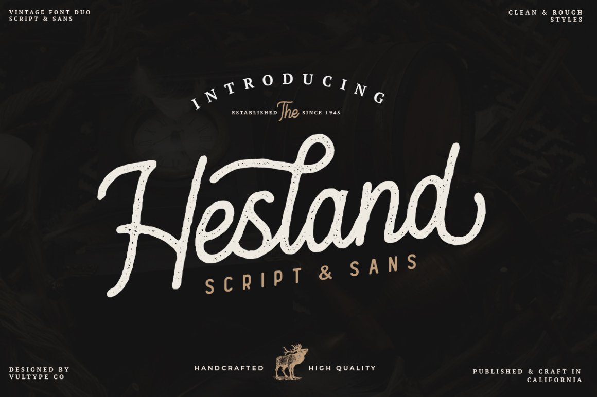 Download Hesland Font Free - Stylish and Versatile Typeface