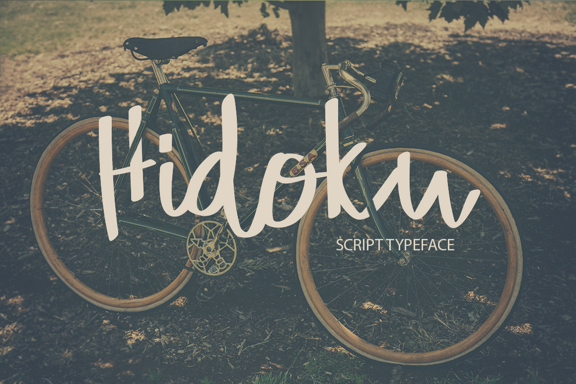 Laden Sie die Hidoku Script Typeface kostenlos herunter - Stilvolle Script-Schriftart