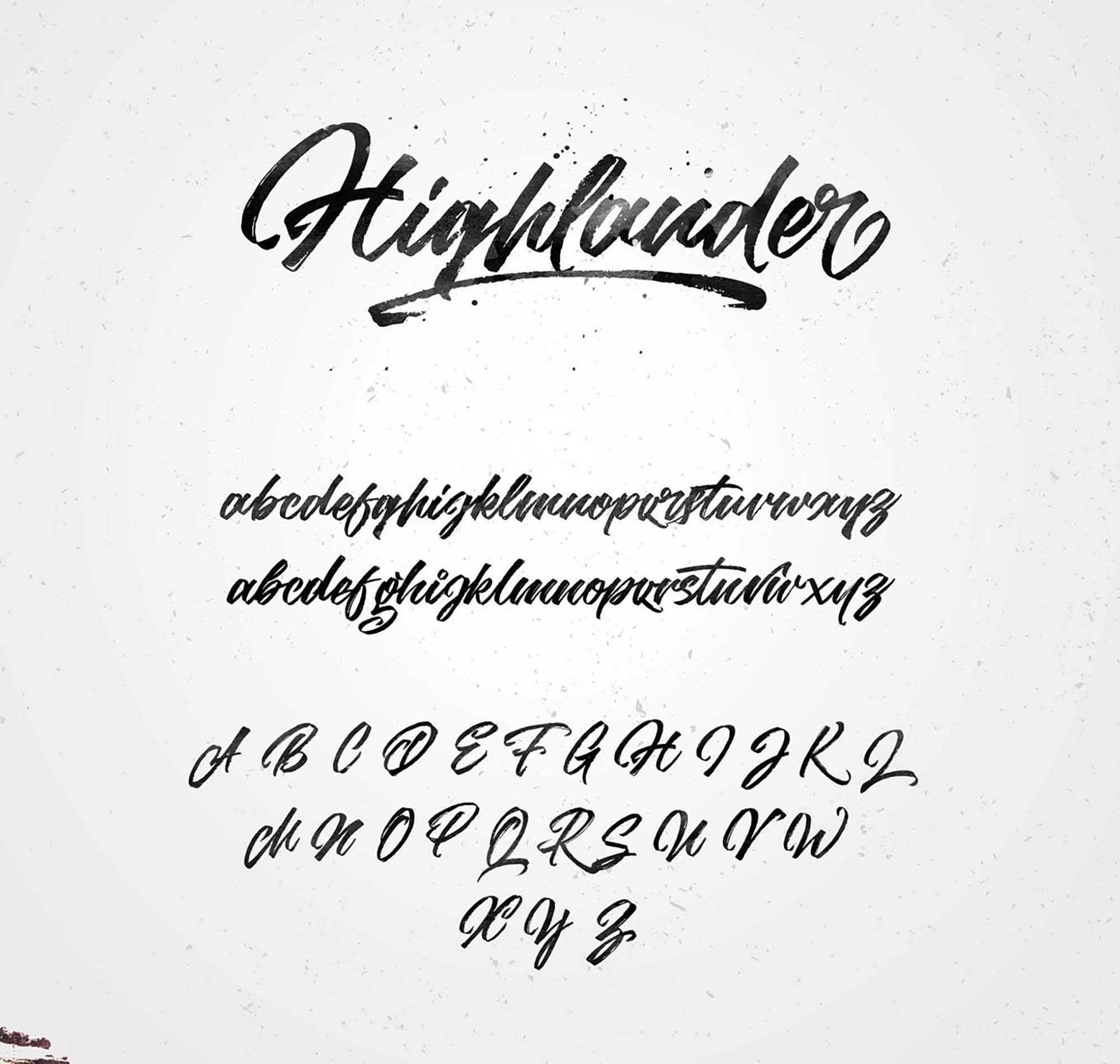 Скачайте шрифт Highlander Marker Script - креативный и выразительный стиль