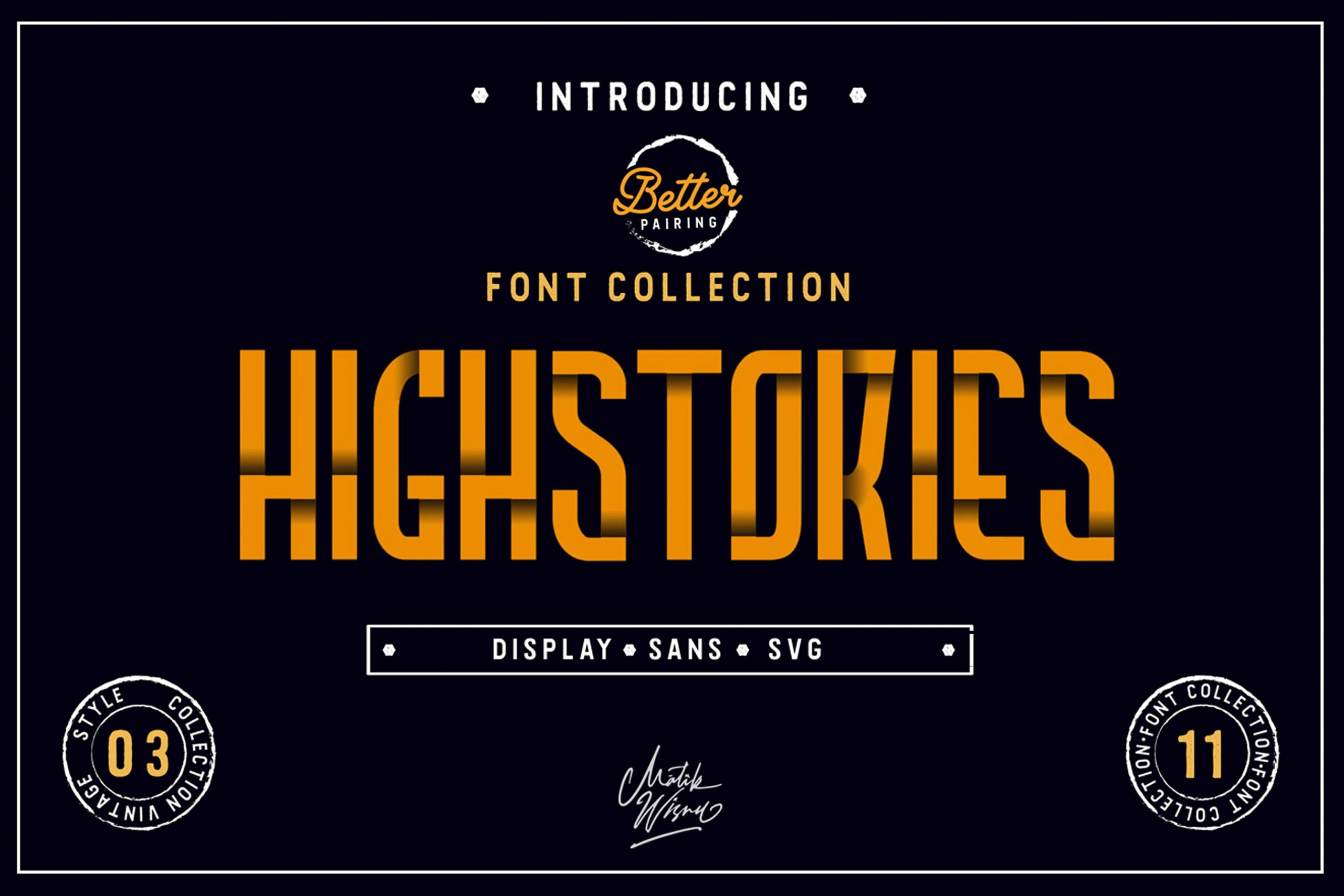 Download Highstories Font Free - Stylish & Versatile Typeface