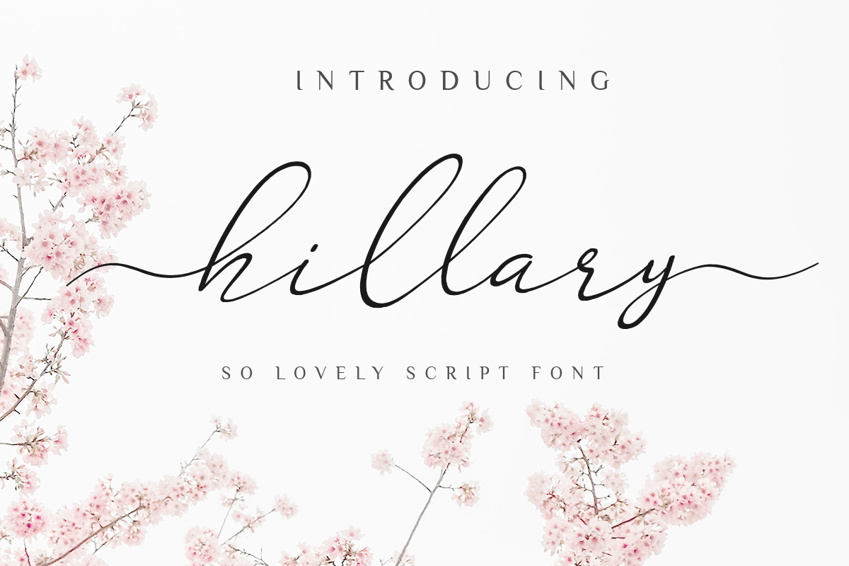 Download Hillary Script Font Free - Elegant Handwritten Style