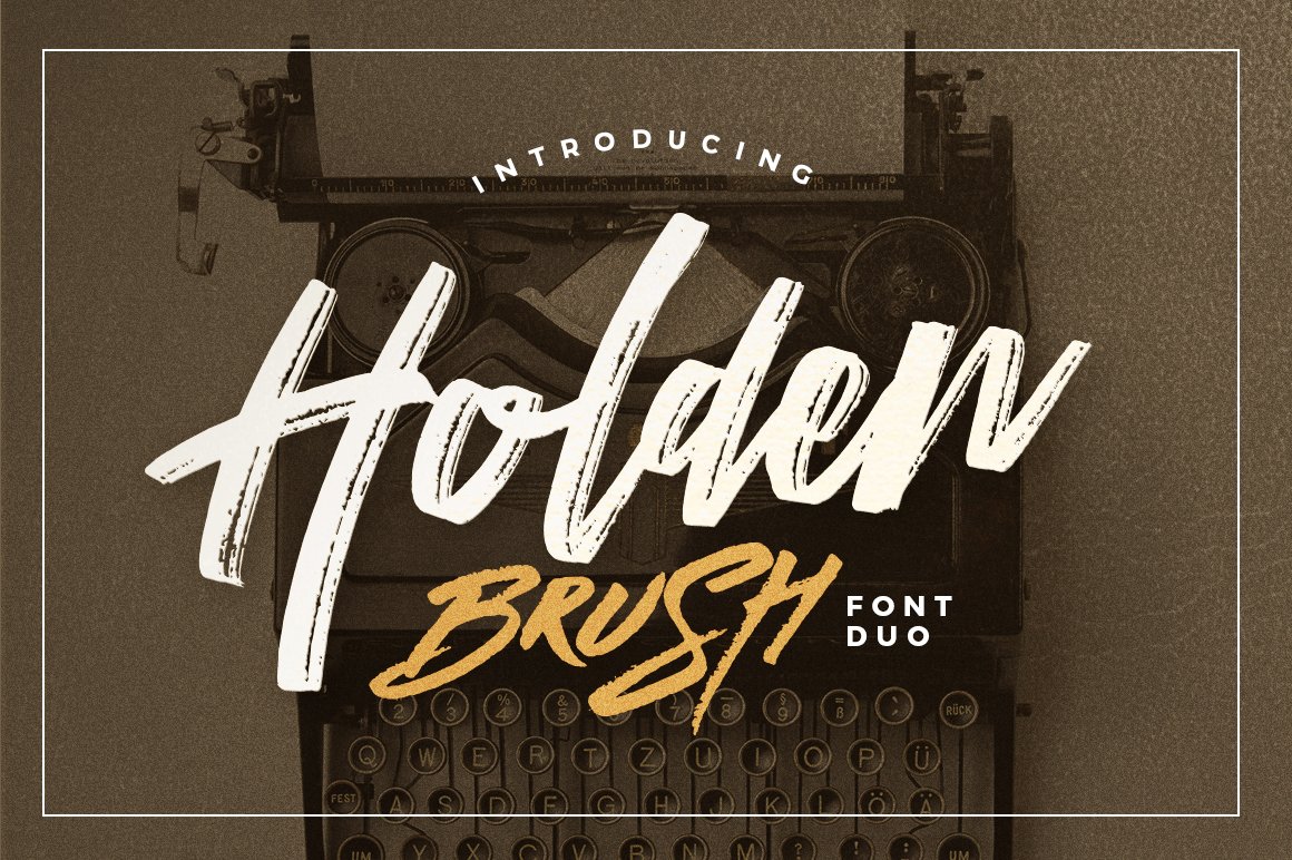 Скачайте шрифт Holden Brush - стильный и современный дизайн