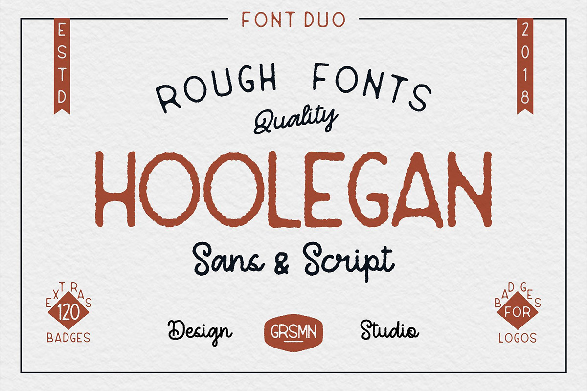 Laden Sie die Hoolegan Schriftart kostenlos herunter - Kreative Designs leicht gemacht