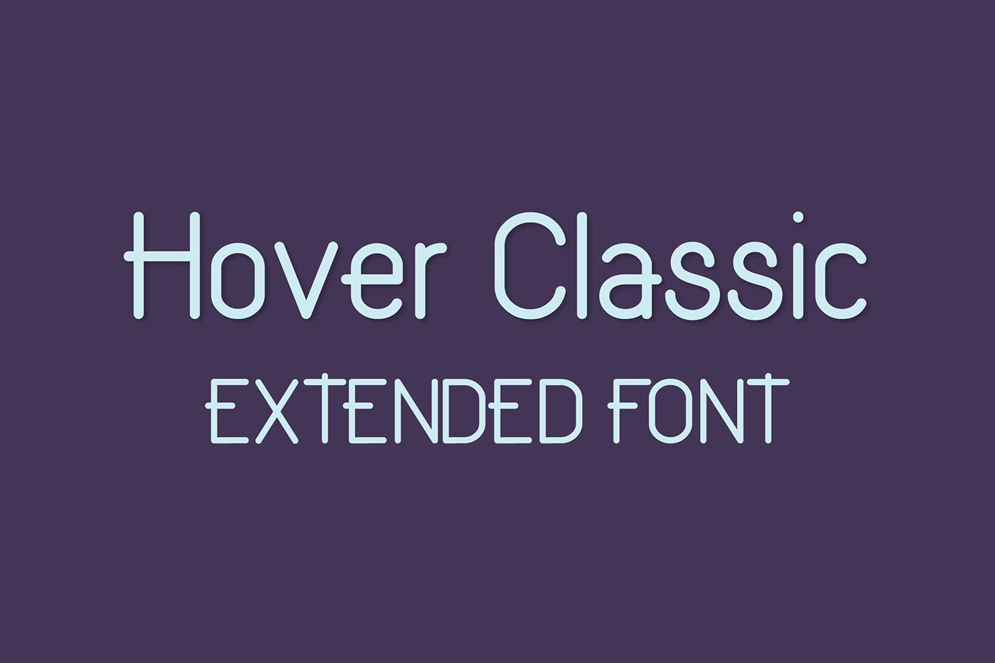 Laden Sie die Hover Classic Extended kostenlos herunter - Stilvolle Schriftart für zeitlose Designs