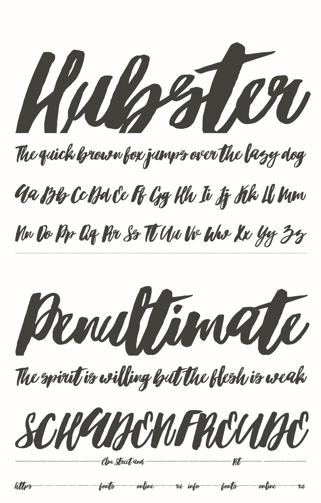 Laden Sie die Hubster Schriftart kostenlos herunter - Modern und Vielseitig