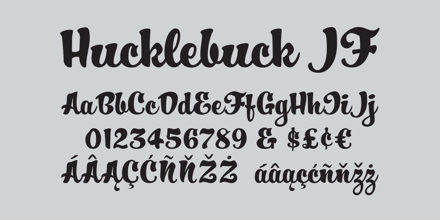 Download Hucklebuck Font Free - Playful and Bold Design