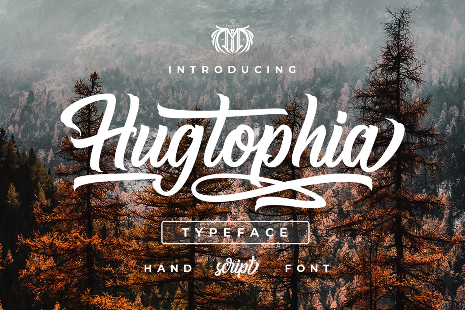 Laden Sie die Hugtophia Schriftart kostenlos herunter - Stilvoll und Modern