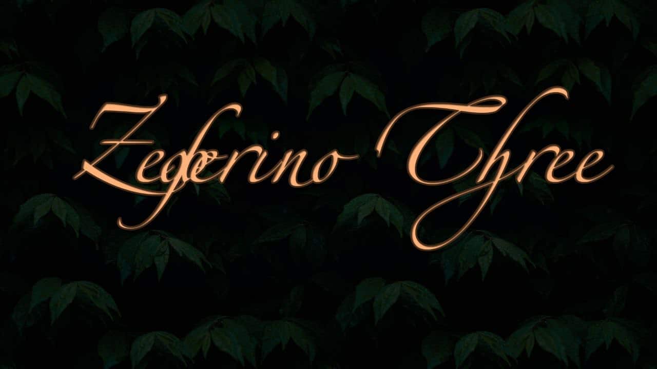 Jetzt kostenlos herunterladen: Zeferino Three - Elegante Schriftart