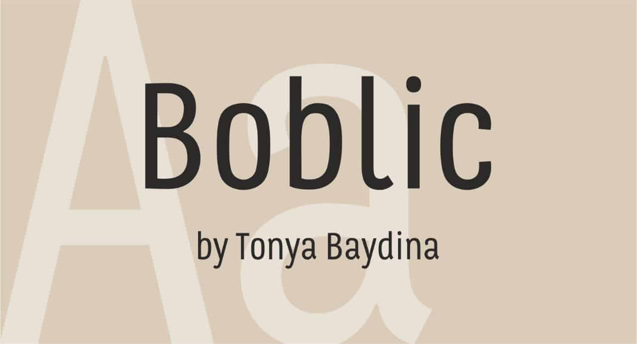 Download Boblic Font Free - Modern Stylish Typeface