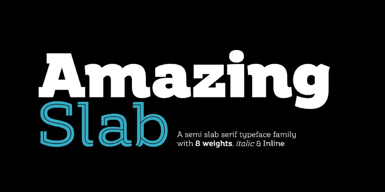 Download Amazing Slab Font Free - Bold Slab Serif Style