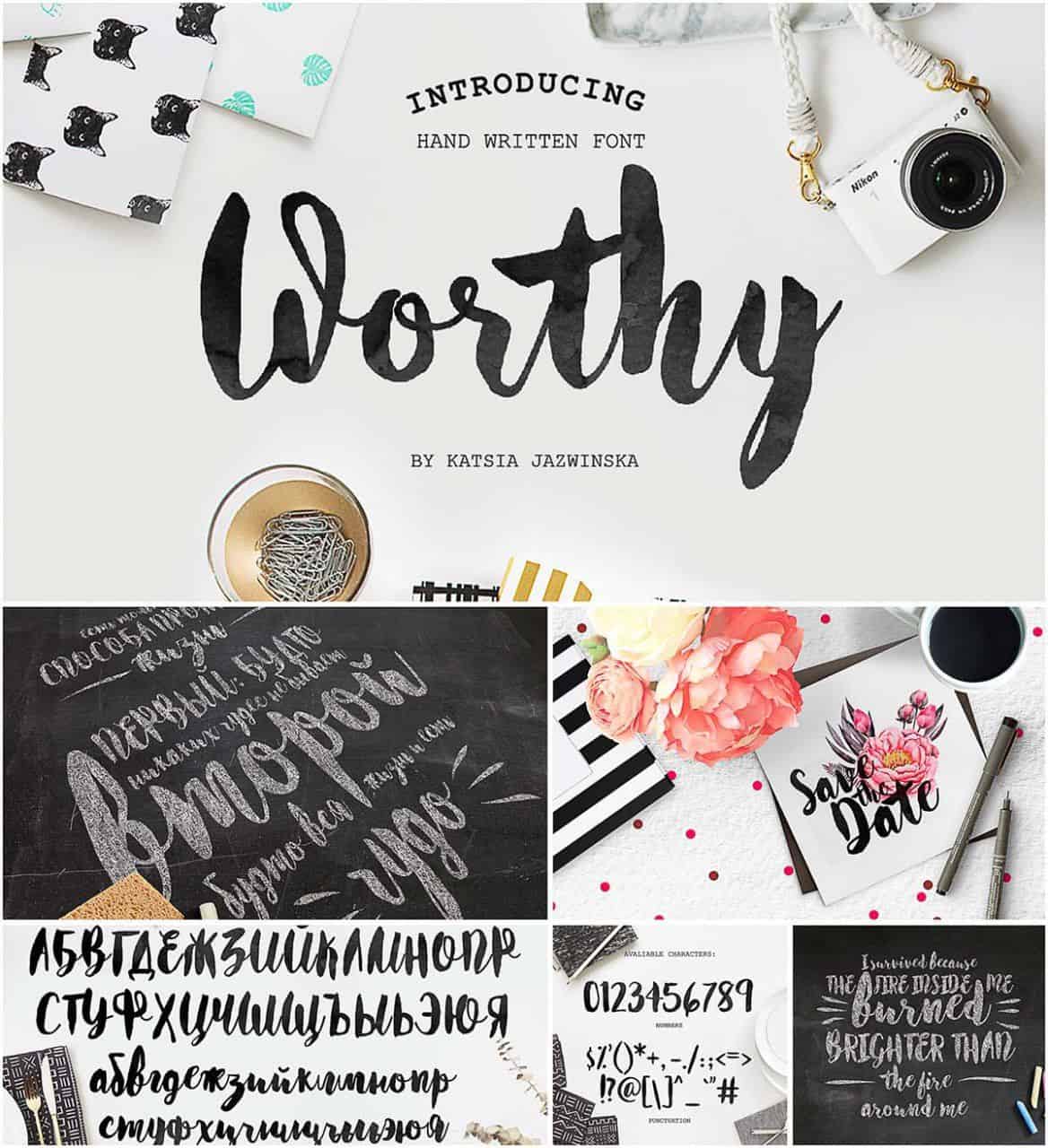 Download Worthy Font Free - Modern Serif Design