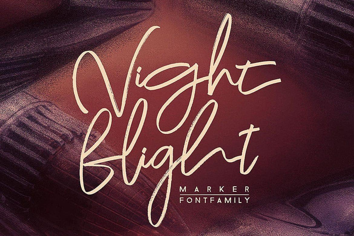 Download Night Flight Font Free - Stylish & Elegant Type