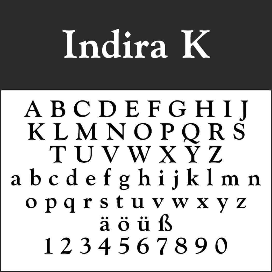 Kostenloser Download der Indira K Schriftart - Eleganz für Ihr Design