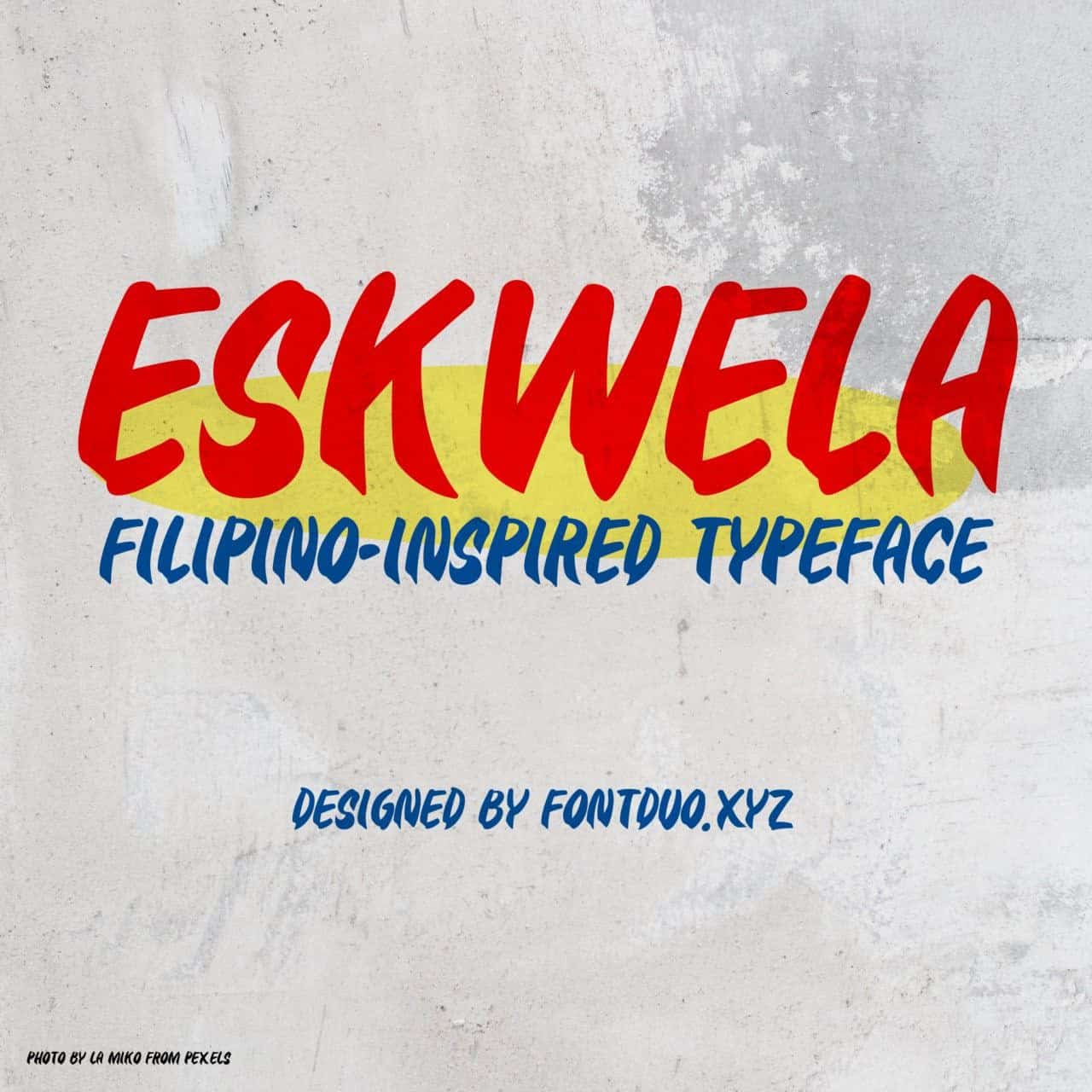 Download Eskwela Font Free - Playful & Creative Style