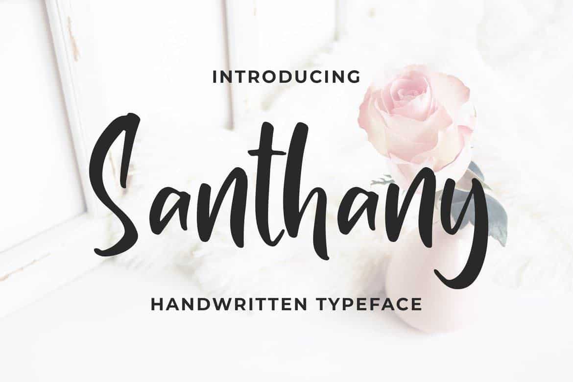 Download Santhany Font Free - Elegant & Versatile Typeface